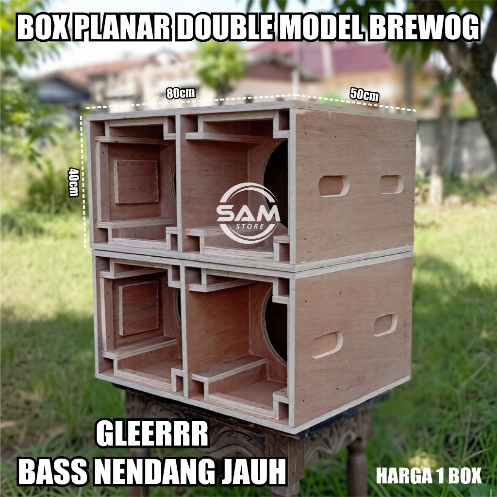 Box Planar 12" Double Skema Brewog Audio Termurah