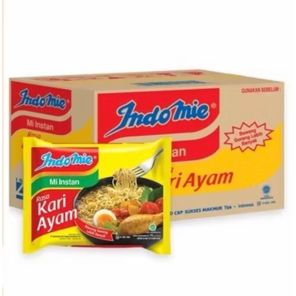 indomie kari ayam 1 dus