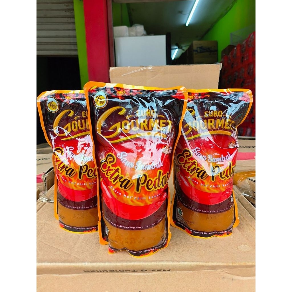 Saus Sambal Extra Pedas Gourmet 1 Kg/Saus Gourmet extra 1kg/Saus Gourmet extra/Saus pedas