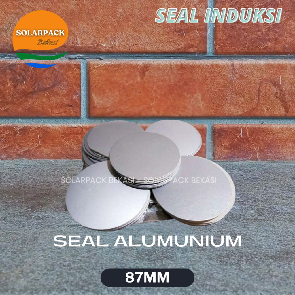 Seal Induksi 87mm - Segel Alumunium Foil Tutup Jar Toples Plastik
