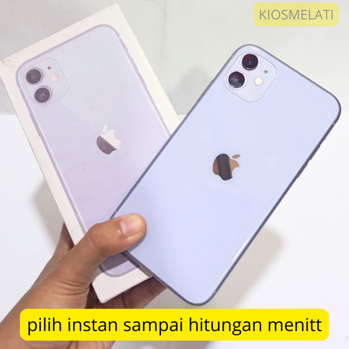 Second hp Iphone 11 ram 64GB Inter/wifi only siap pakai