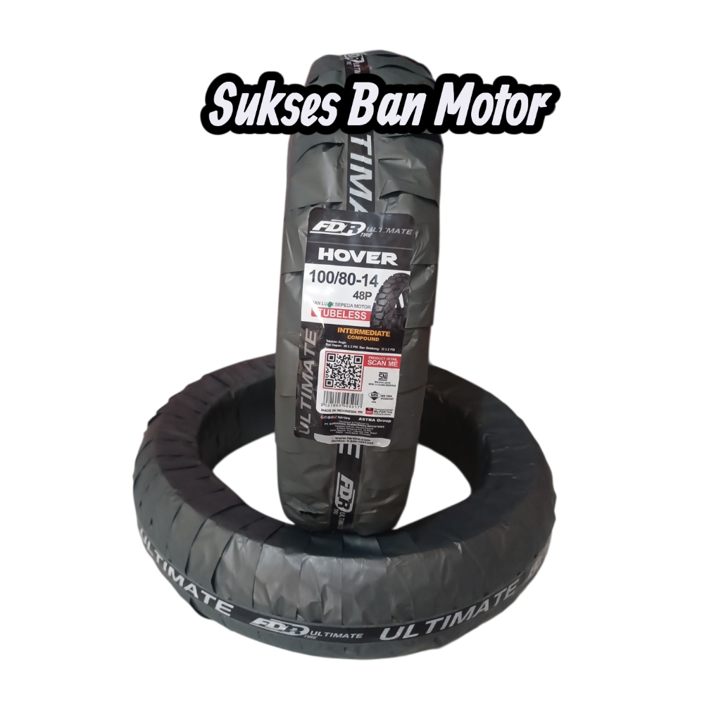 Ban FDR Ultimate Hover 100/80-14 Tubeless