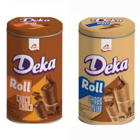 Deka Wafer Roll kaleng 230gr