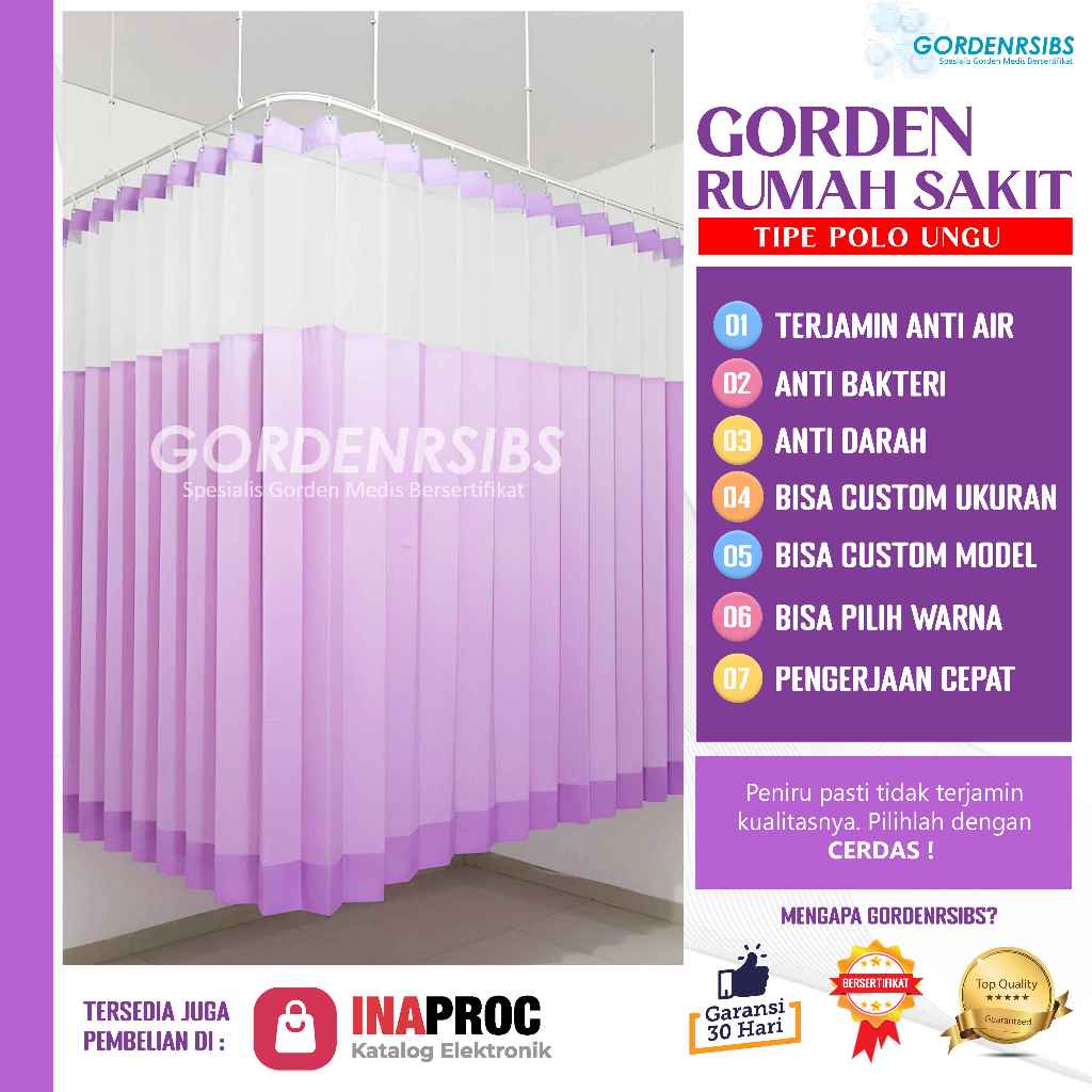 HORDENG PEMBATAS RUANGAN-KAIN WATERPROOF MOTIF-TIRAI RUMAH