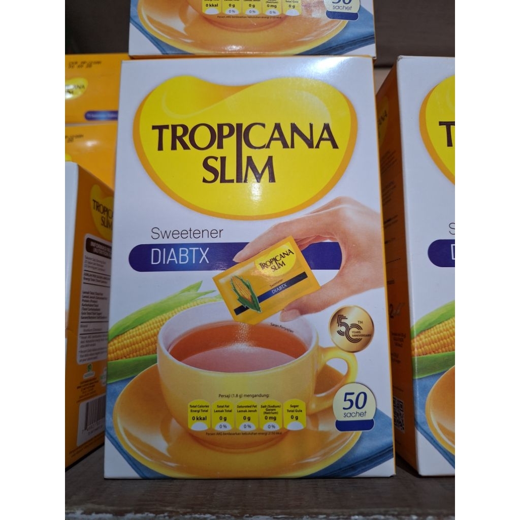 Pemanis Tropicana Slim Diabetic - Bebas Gula, Rendah Kalori, Aman untuk Diet
