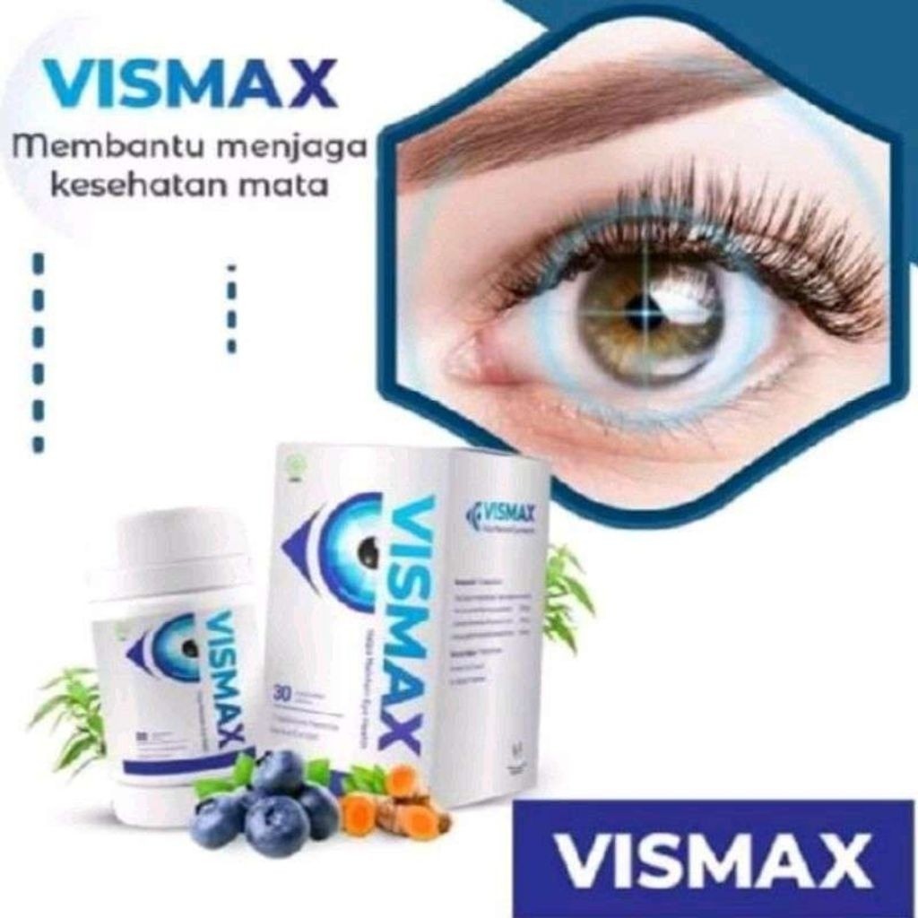 VISMAX ASLI ORIGINAL OFFICIAL STORE DISTRIBUTOR RESMI KESEHATAN MATA MINUS RABUN KATARAK KAPSUL BPOM