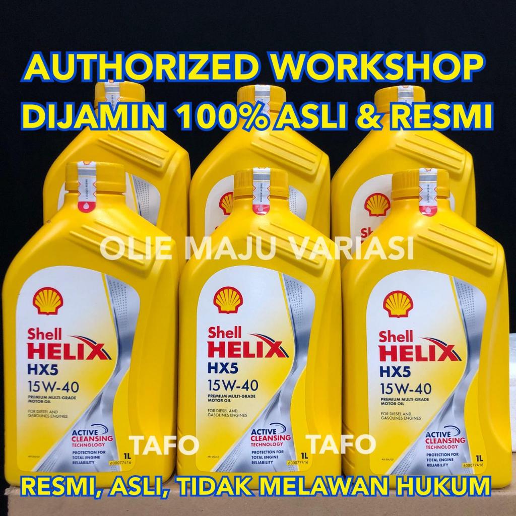 SHELL HX5 15W-40 1 LITER / SHELL HX-5 15W40 ASLI RESMI