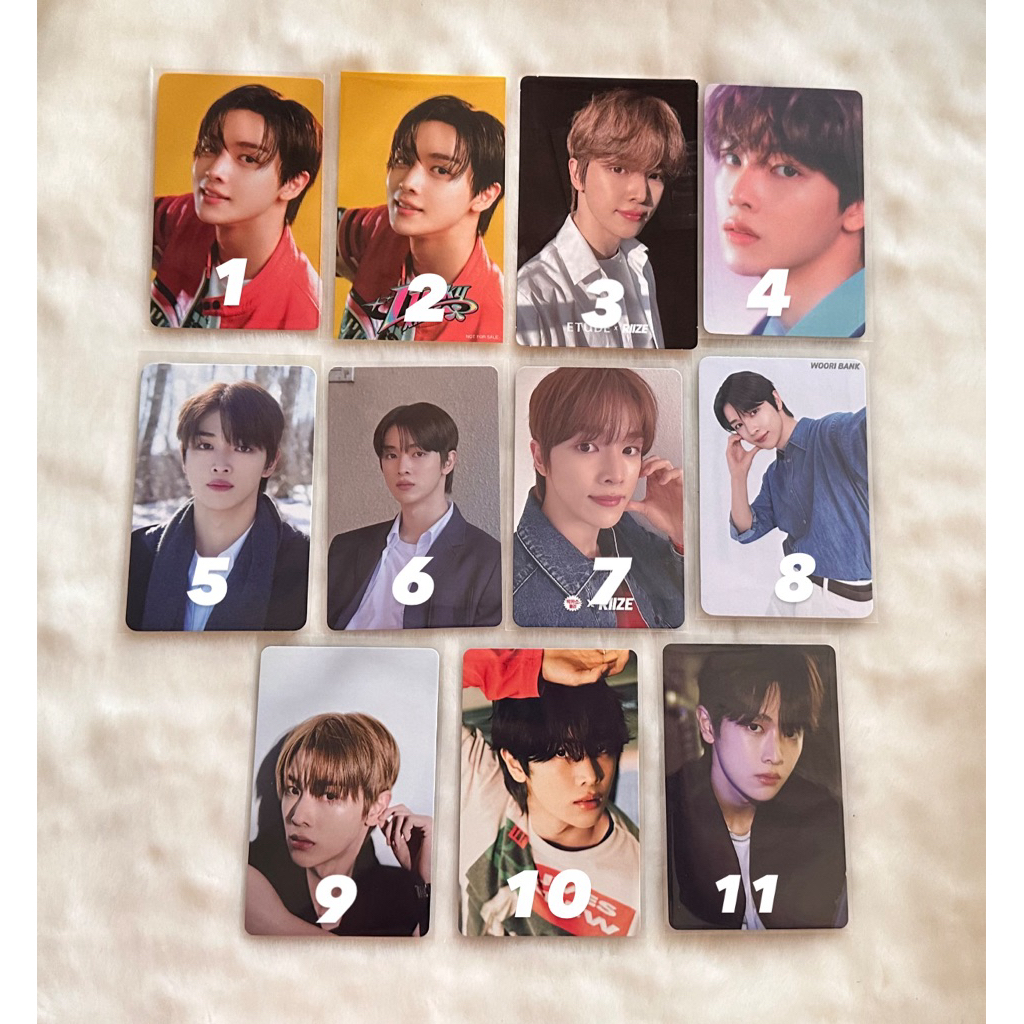[SERBA 7RB] Photocard Official Sungchan RIIZE clearance sell