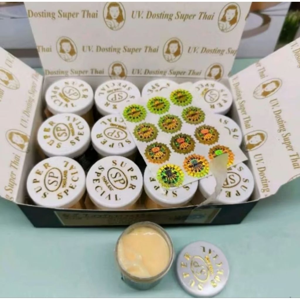 12 Pcs Cream Sp Thailand Original Memutihkan Wajah