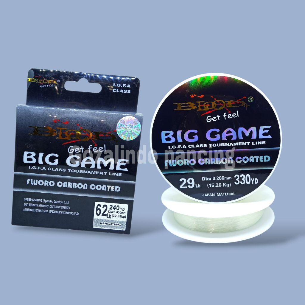 SENAR BLOOD X BIG GAME FLURO CARBON COATED