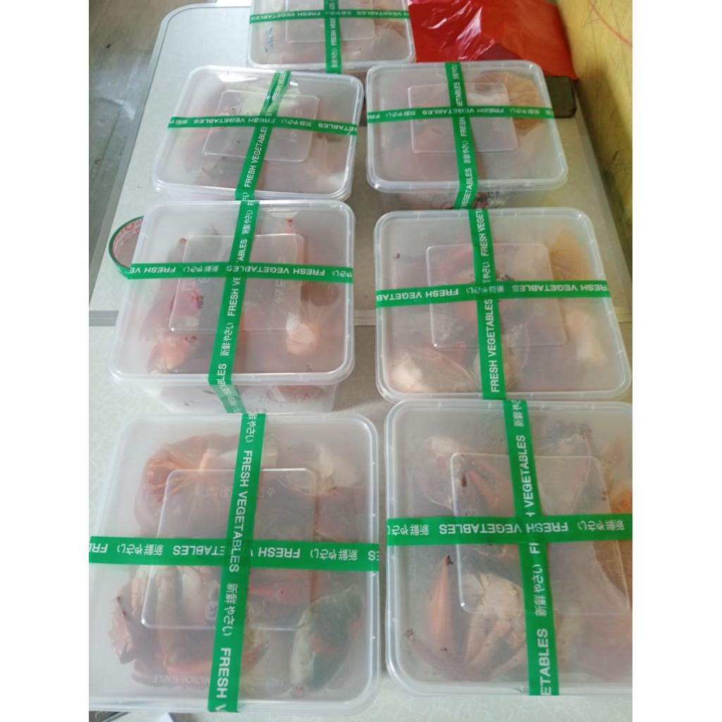kepiting olahan saus Padang/Lada hitam/Asam manis