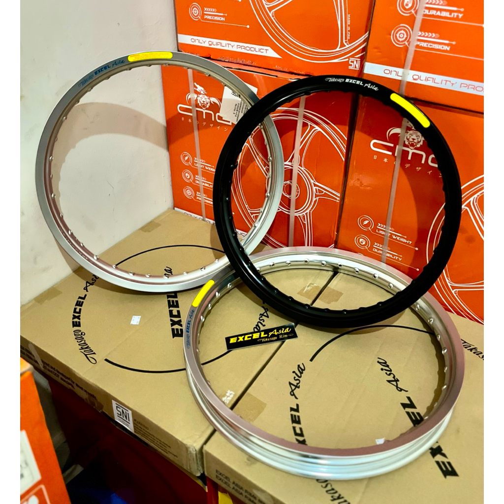 LINGKAR TK TAKASAGO EXCEL ASIA SILVER&BLACK RING 18 DAN 17 160