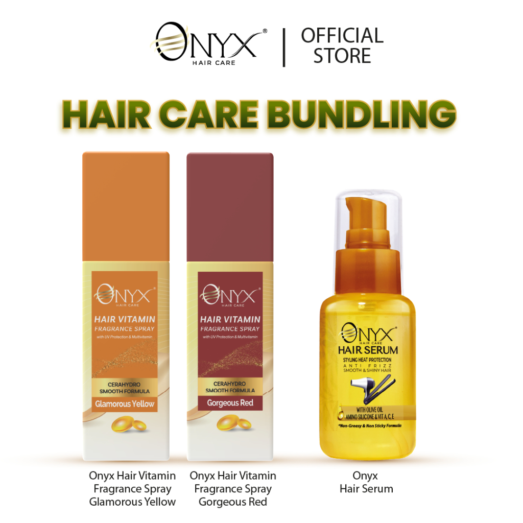 [BUY 1 GET 1] Onyx Hair Serum + Onyx Fragrance / Treatment Rambut / Perawatan Rambut / Serum Rambut