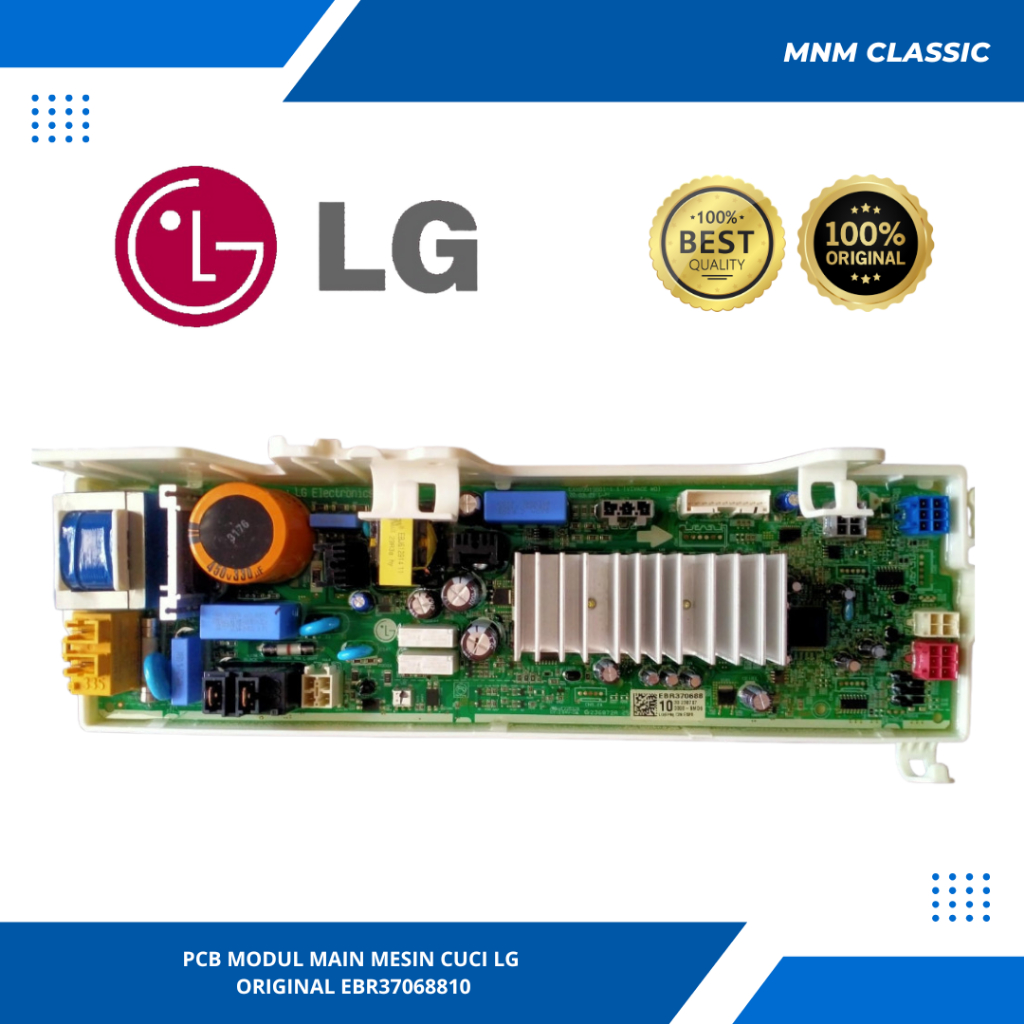 PCB MODUL MAIN MESIN CUCI LG FV1285S3WS / FV1285S3VS ORIGINAL EBR37068810 BARU