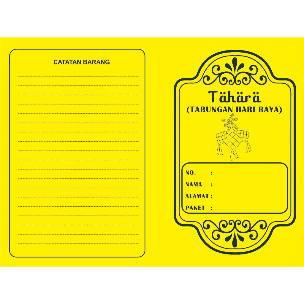 KARTU PAKET LEBARAN  / KARTU ARISAN LEBARAN / TABUNGAN HARI RAYA