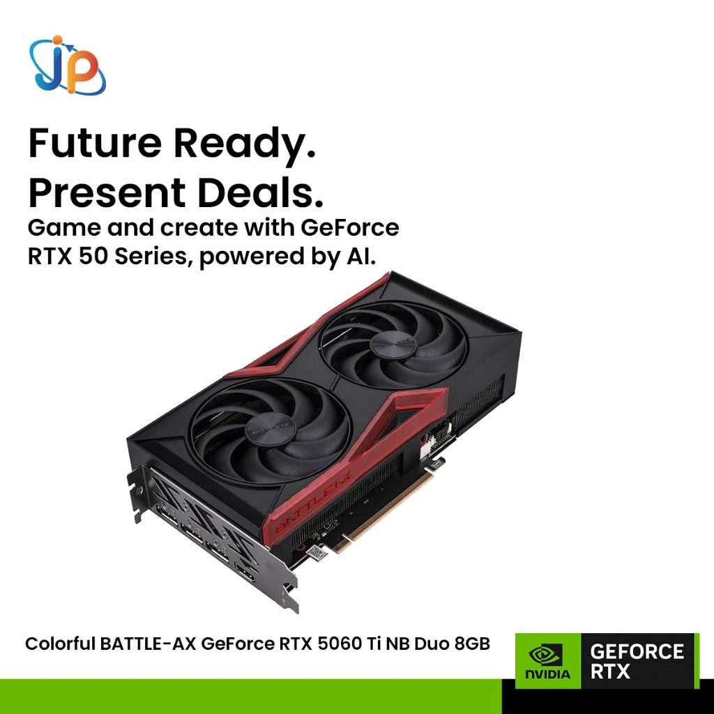 VGA Colorful BATTLE-AX GeForce RTX 5060 Ti NB Duo 8GB - 8 GB GDDR7