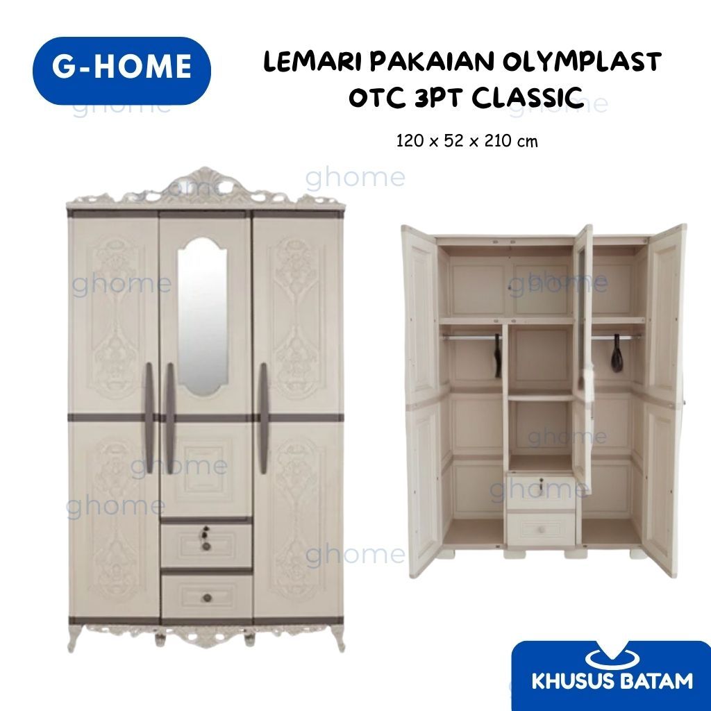 LEMARI PAKAIAN OLYMPLAST OTC 3PT CLASSIC