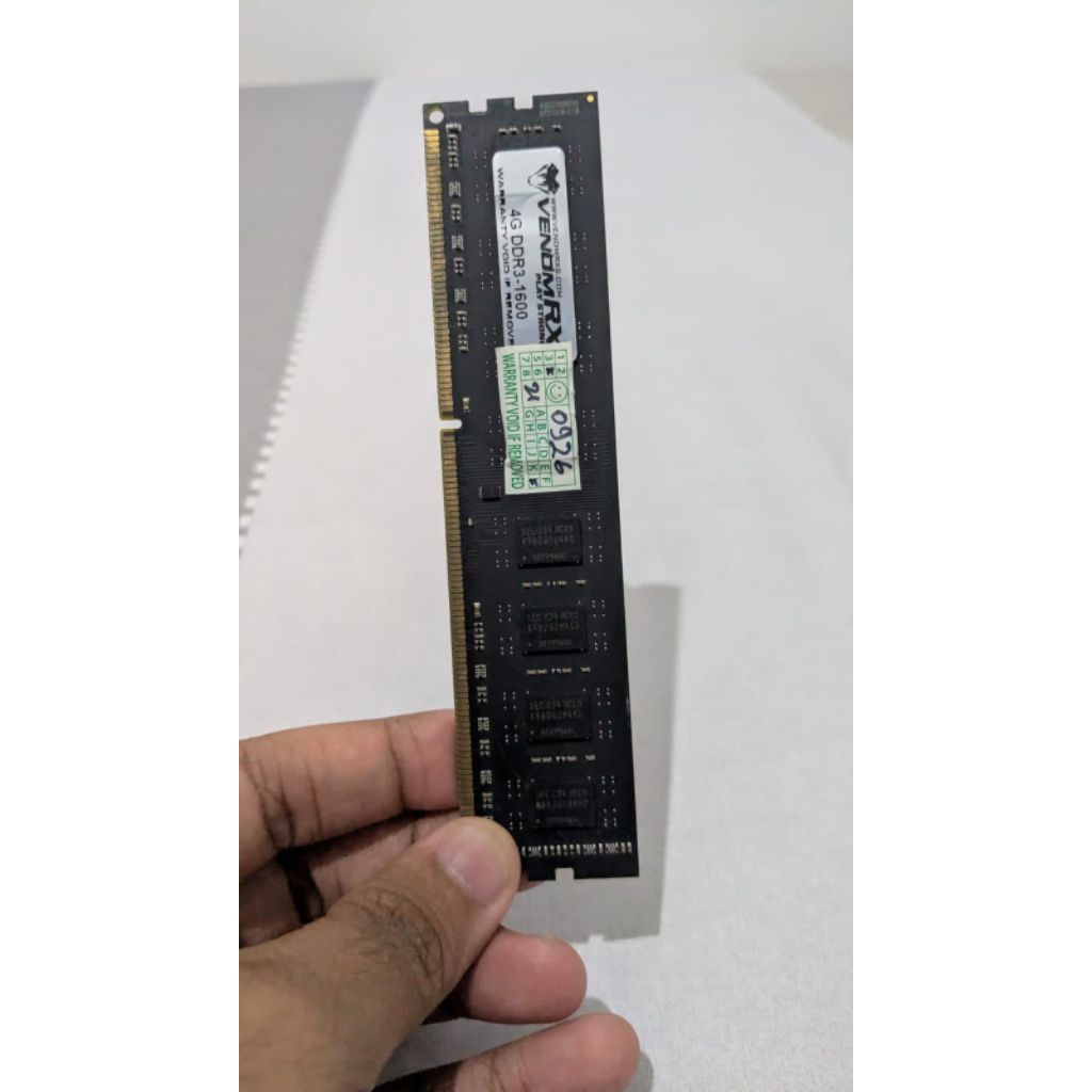 RAM VenomRX DDR3 4GB Original