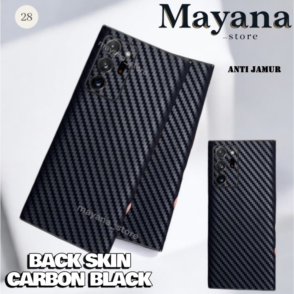 28 - Back Skin Carbon Anti Jamur Xiaomi MI 14 ULTRA 14T 13T Redmi 14C 13C 12 12C 10-2022 10A 10C 9 9