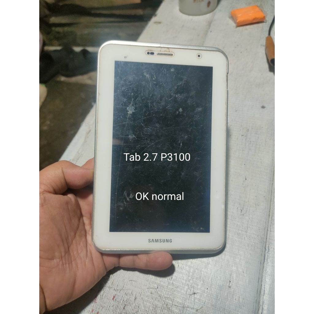 LCD tab Samsung P3100 LCD tablet Samsung tab 2.7.0 p3100 second asli original copotan