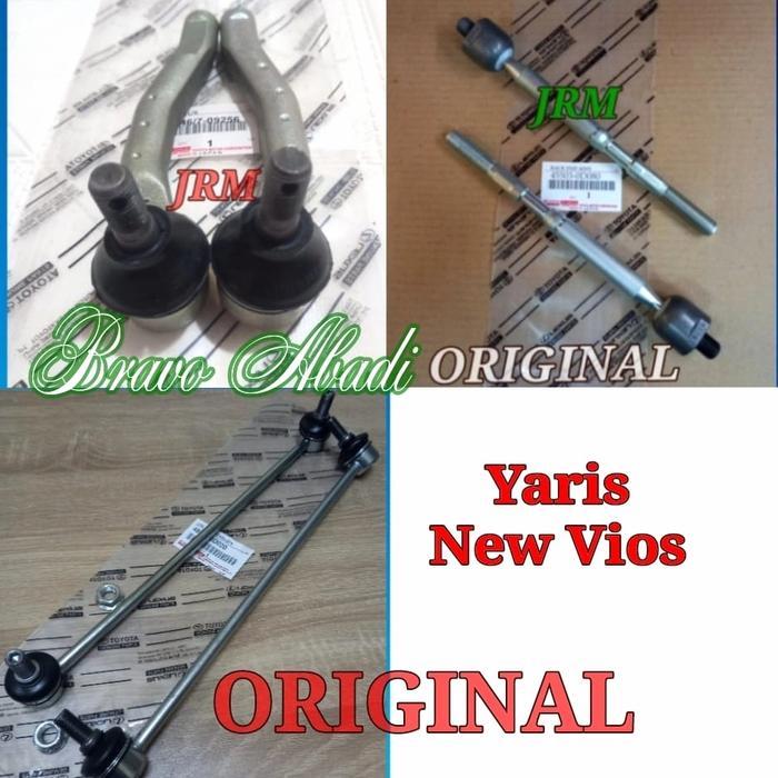 Tie Rod End + Long Tie Rod + Link Stabil Yaris New Vios Original