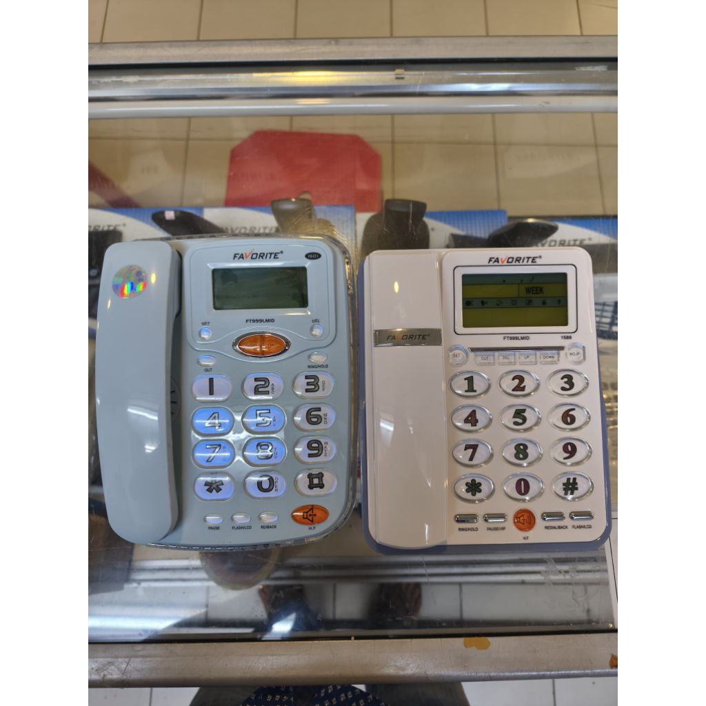 Telepon kabel Favorite 1604 tanpa lcd