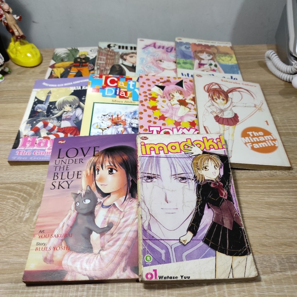 [PRELOVED - READY STOCK] BUKU KOMIK BAHASA INDONESIA CABUTAN NARUTO EMMA HAYATE THE COMBAT BUTLER MY