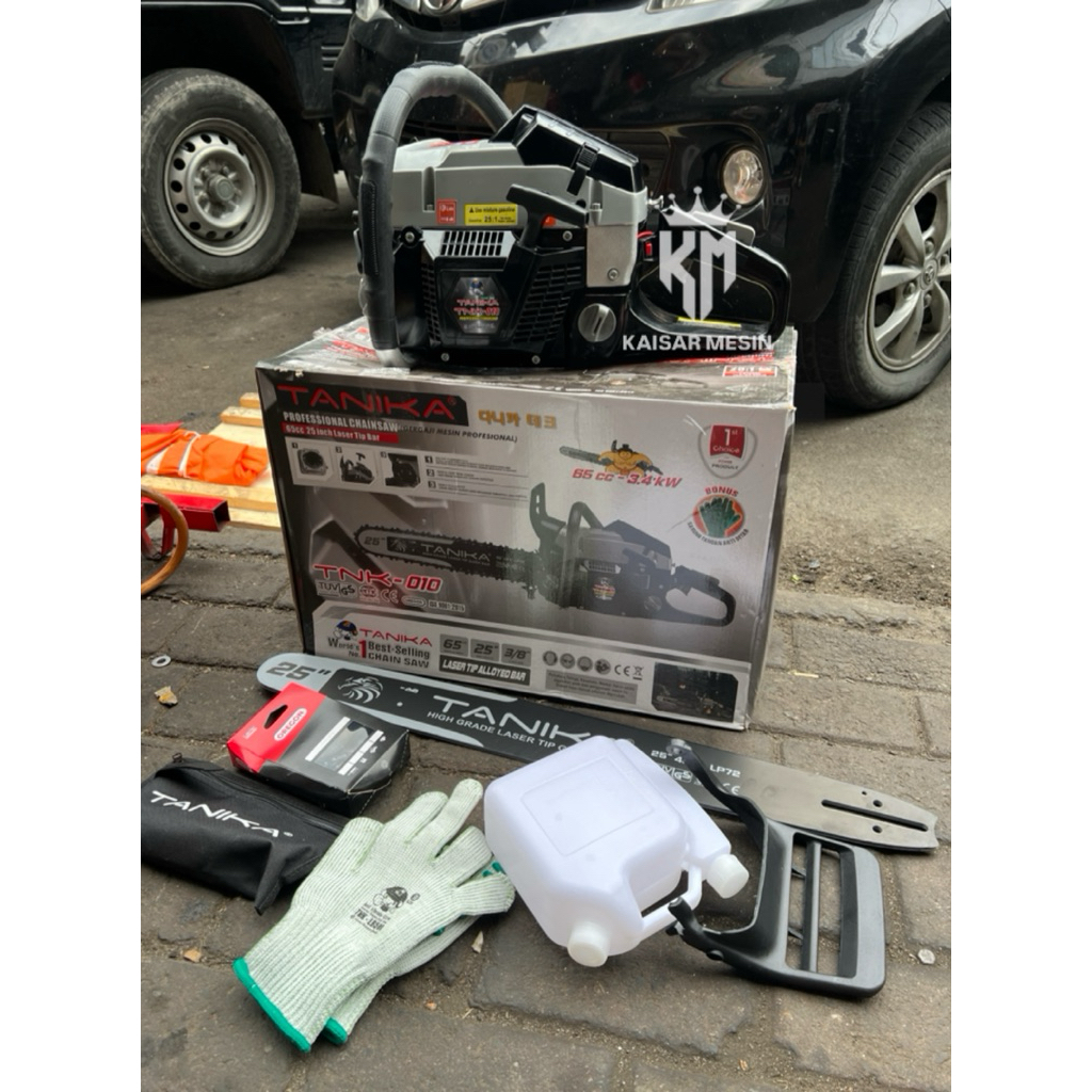 TANIKA Chainsaw TNK - 010 Gergaji Mesin 2 Tak 25 Inch