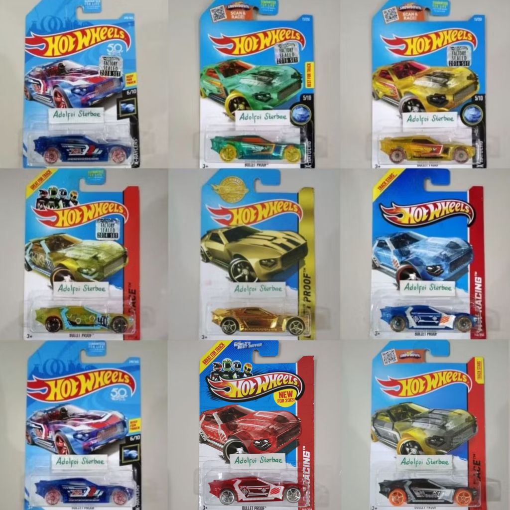 hotwheels hot wheels bullet proof factory sealed x-raycers best for track stars race off game hw rac