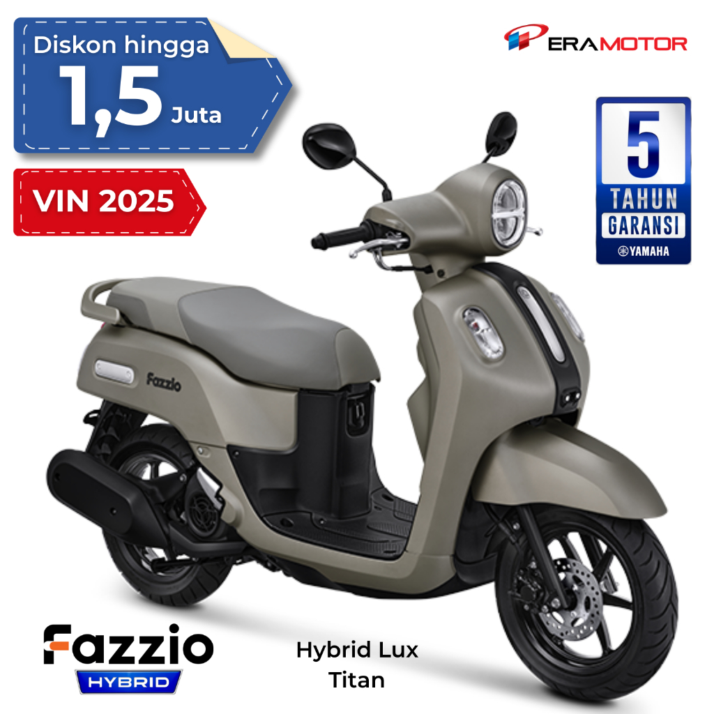Sepeda Motor Yamaha Fazzio Hybrid Lux