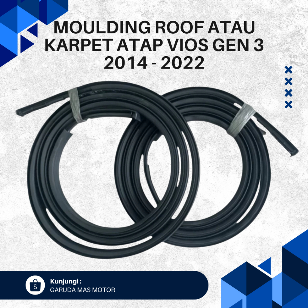 MOULDING ROOF ATAU KARPET ATAP VIOS GEN 3 2014 - 2022