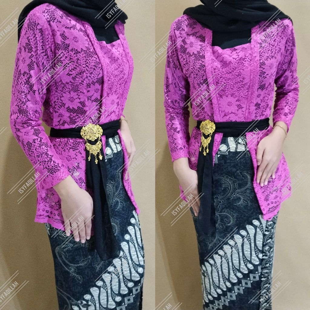 ( Kebaya Saja ) Kebaya Bali Brokat Strait Sofia / kebaya Brokat Strait / kebaya Sofia / kebaya Broka