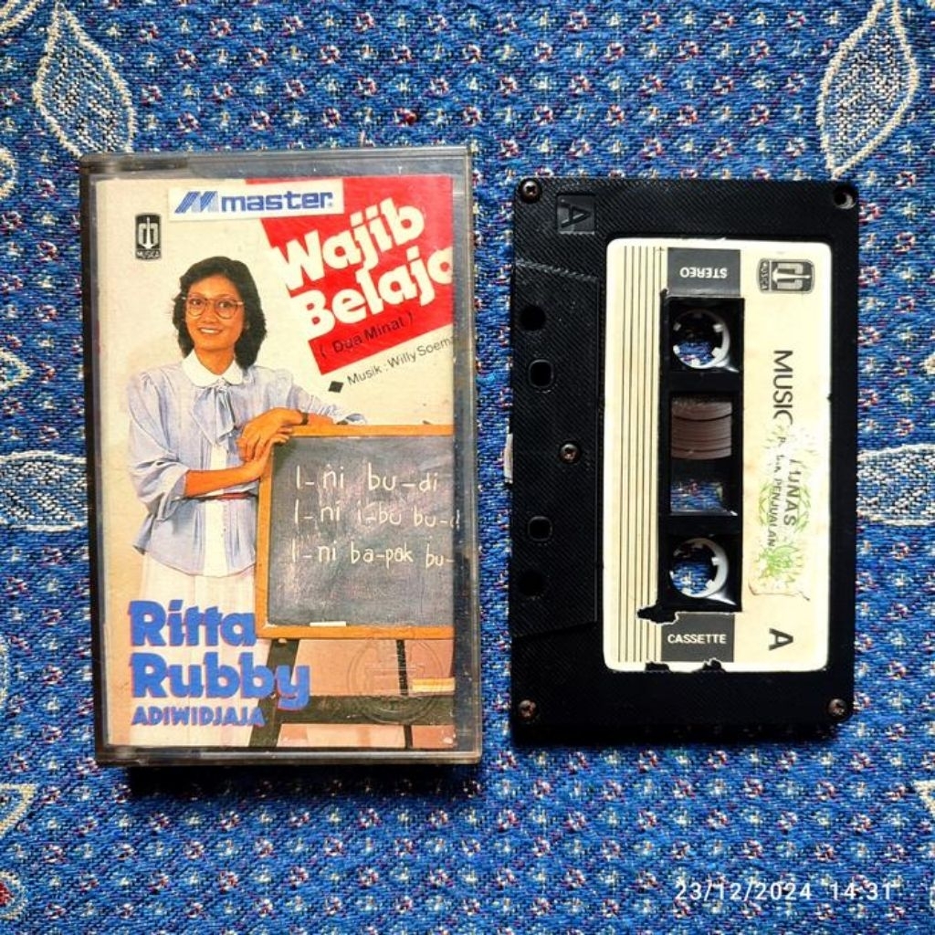 Kaset Pita Ritta Rubby Hartland Wajib Belajar Serenade Anyelir Iwan Fals