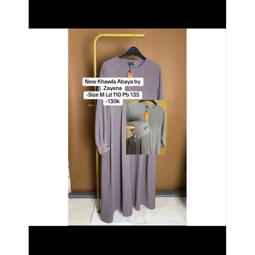 abaya gamis zayena khawla pl preloved new