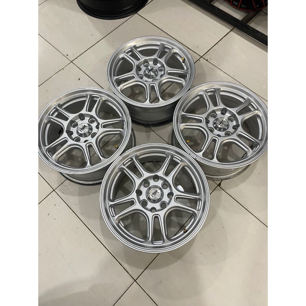 Velg Mobil Seken HSR NX SPO Ring 14 Baut 4x100 4x114 Cocok BRIO AGYA SIGRA AVANZA XENIA DLL
