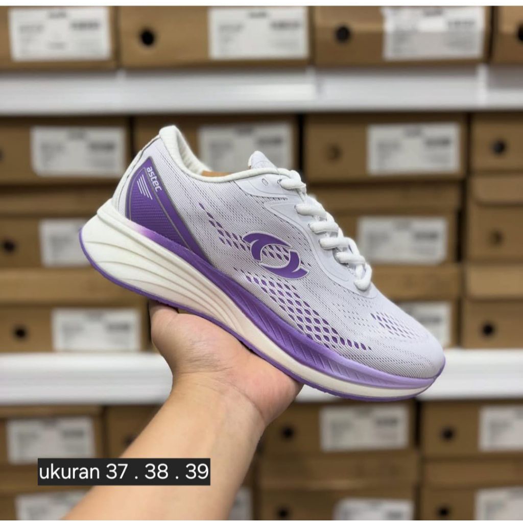 sepatu sport olahraga cewek astec asli original ori