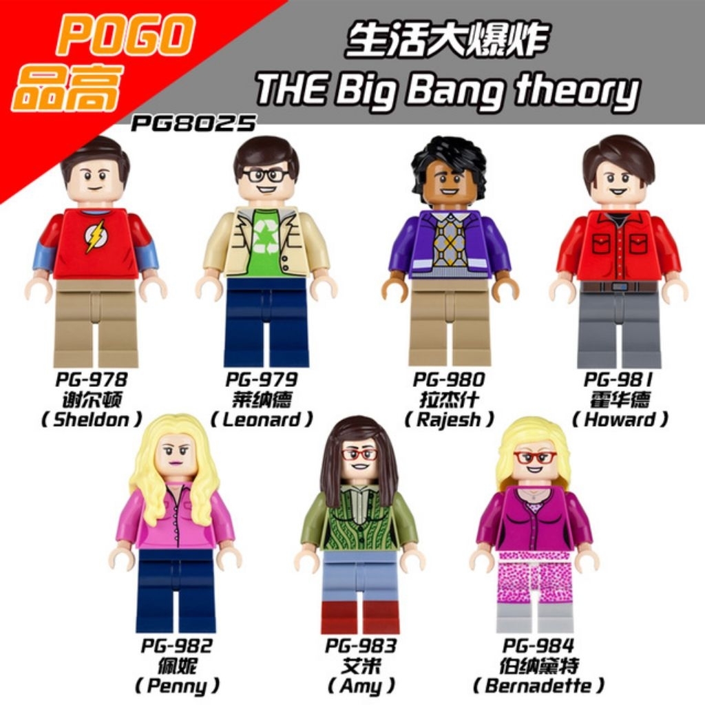Mainan Figura Mini Pogo The Big Bang Theory second