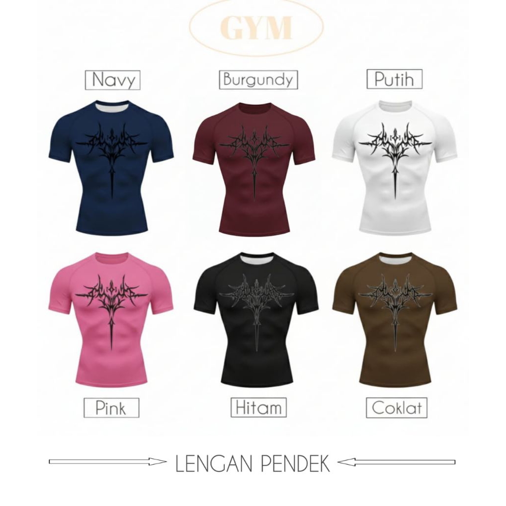 manset pria lengan pendek