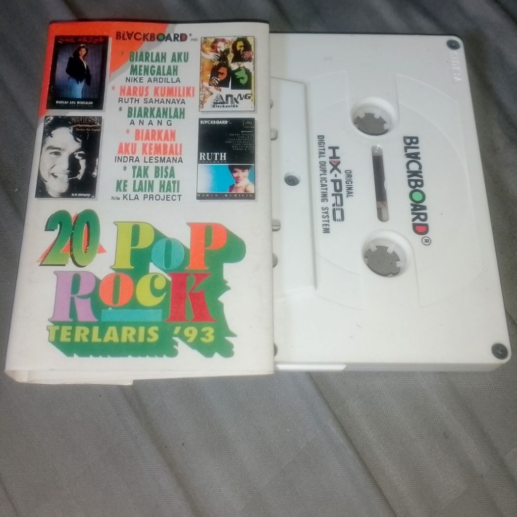 Kaset pita:20 pop rock Terlaris 93
