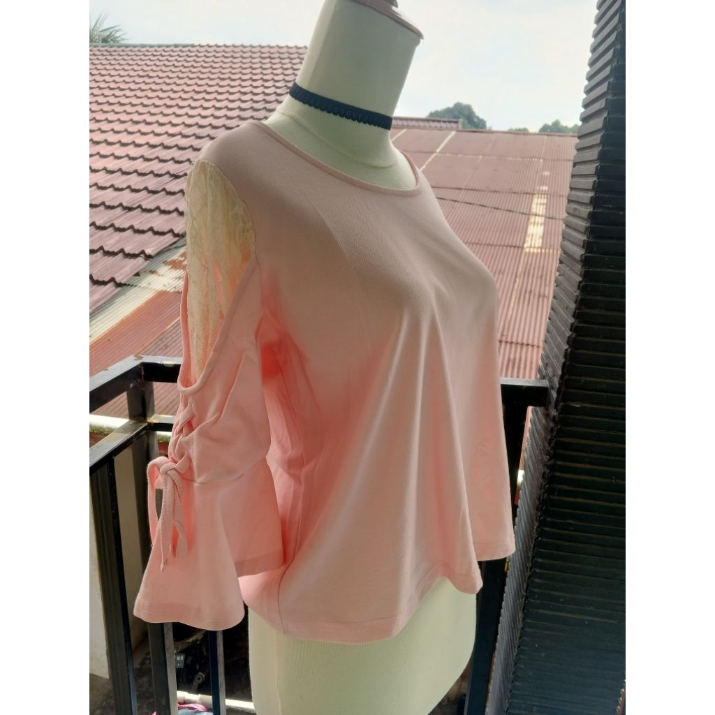 Cecil McBee Pink Blouse