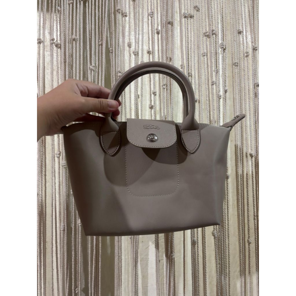 longchamp le pliage neo xs-taupe
