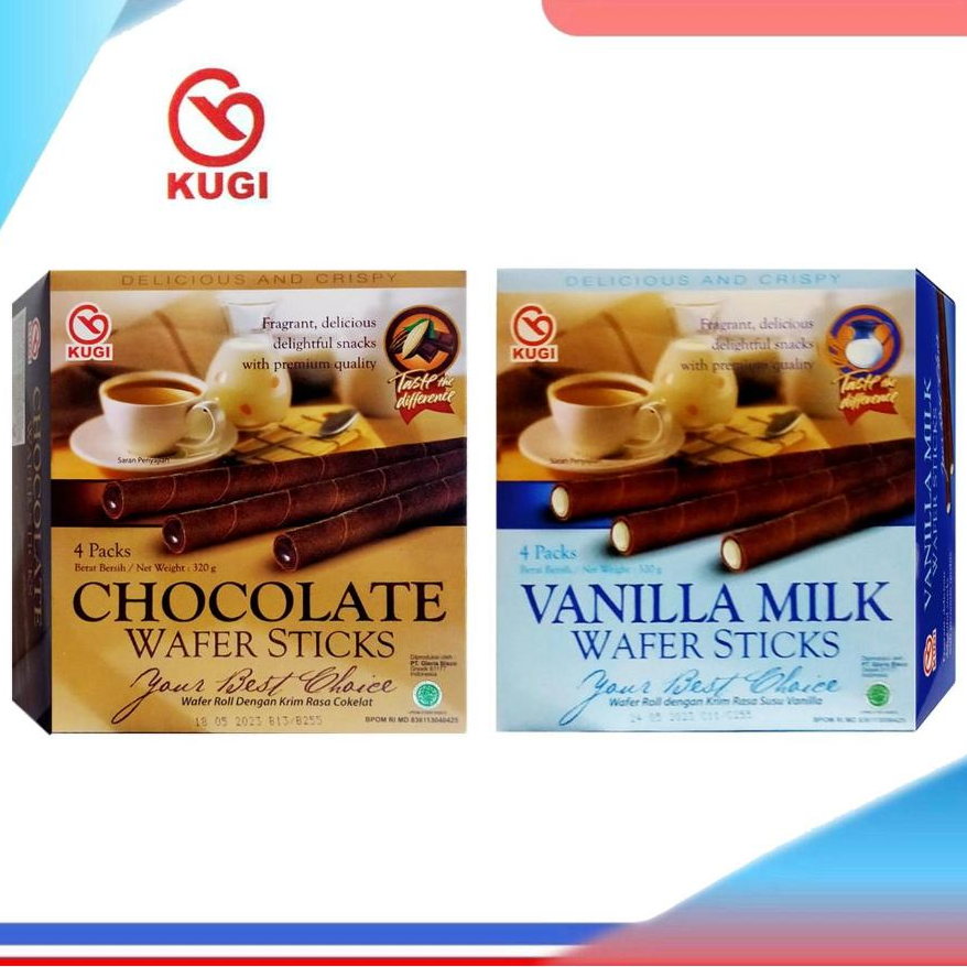 TBMO Kugi Wafer Stick 320Gr / Biskuit Renyah