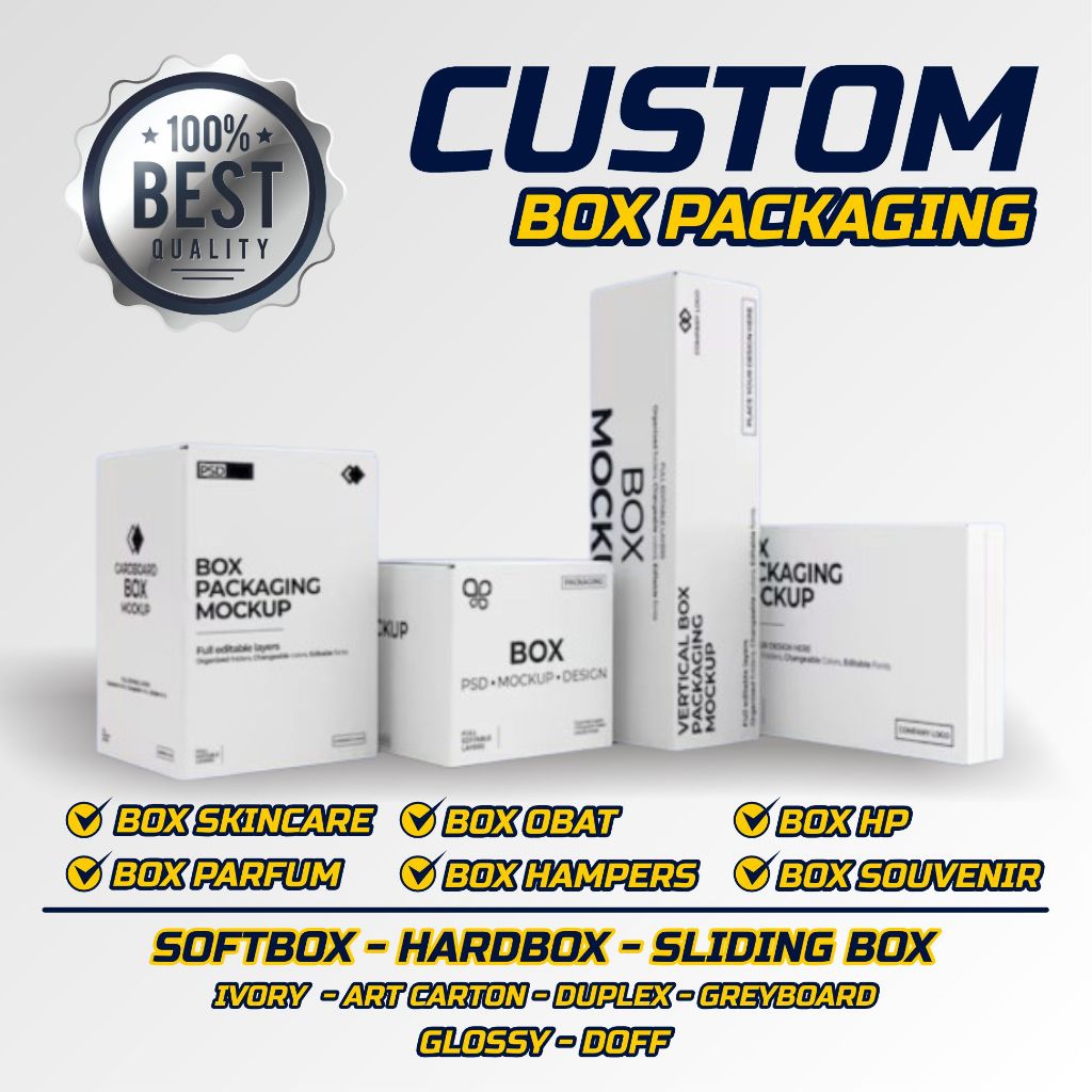 box packaging custom 6 x 6 x 10