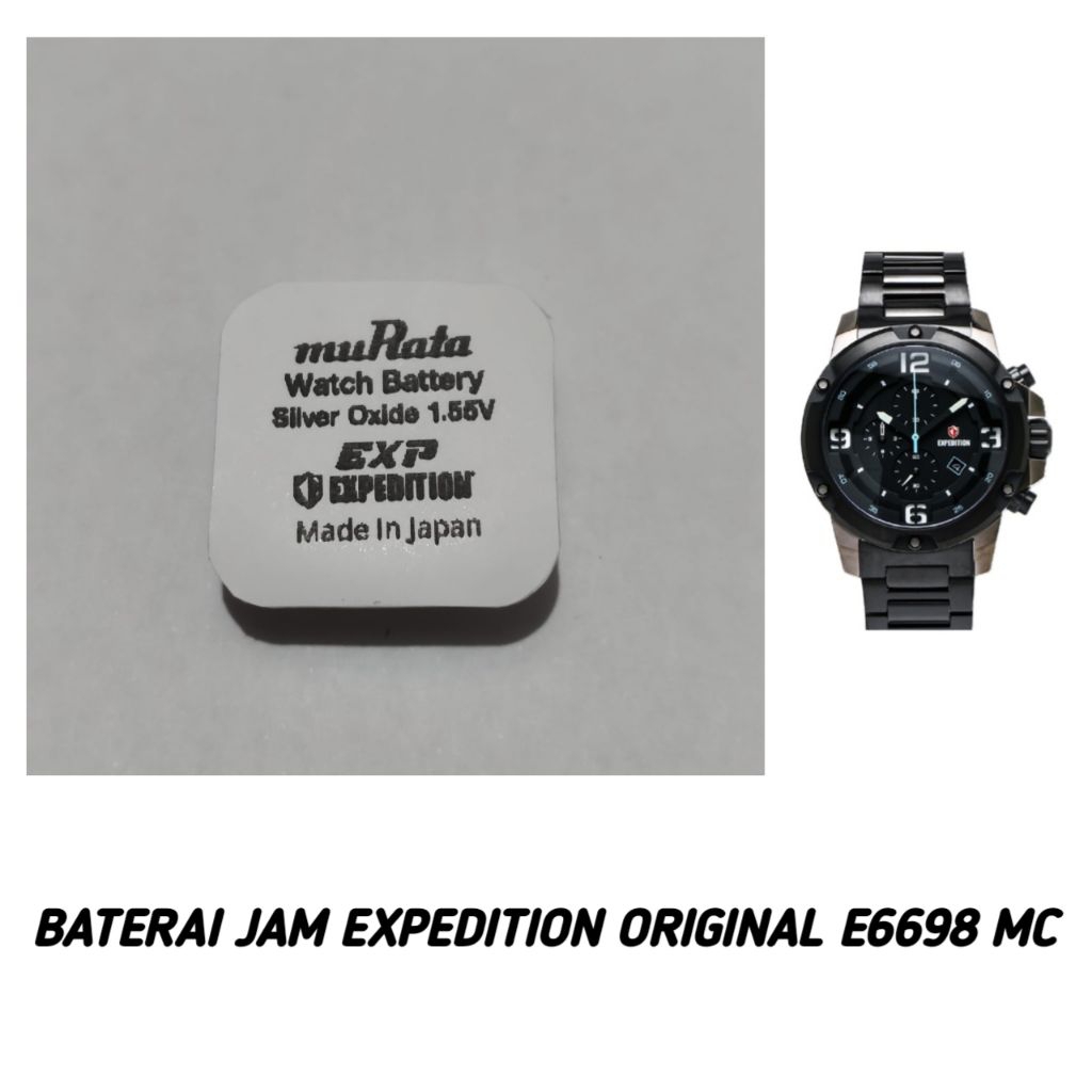 Baterai Jam Expedition original E6698 MC