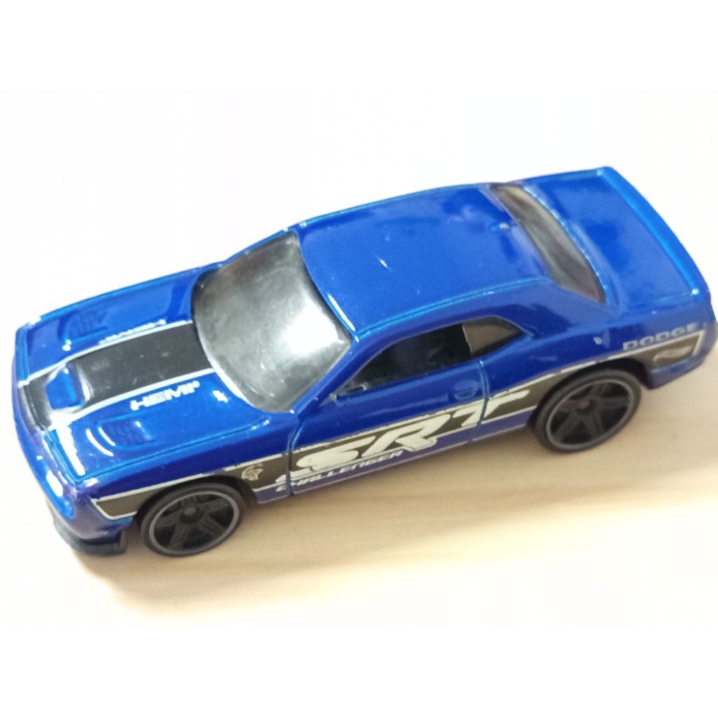 Hotwheels Dodge Challenger SRT Blue