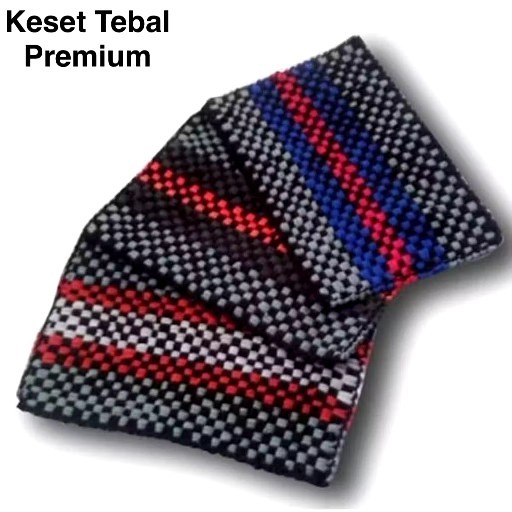 Keset Anyam Tebal Kamar Mandi - Desain Unik, Menyerap Air, Mudah Dibersihkan