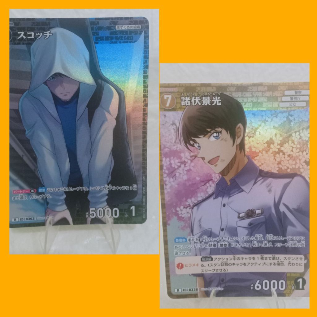 TOMY Kartu TCG detective Conan card Morofushi Hiromitsu Foil