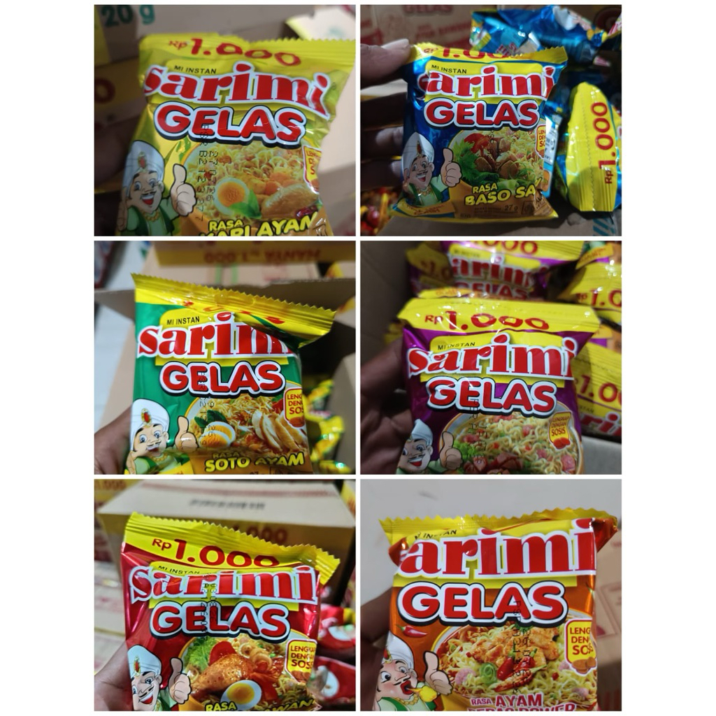 Sarimi Gelas Mi instan Sarimi Gelas Mi Gelas 1 renceng (10pc)