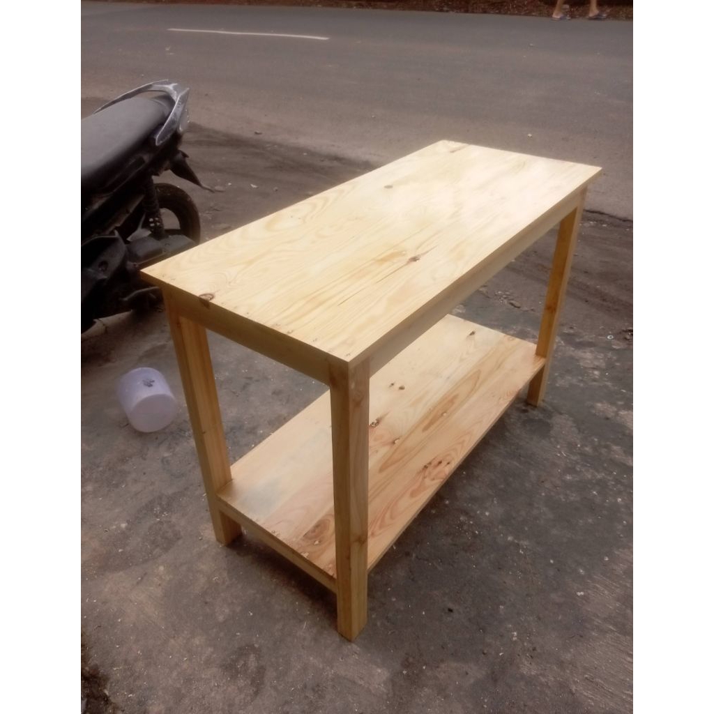 Meja kompor, meja dapur buat masak kayu jati belanda