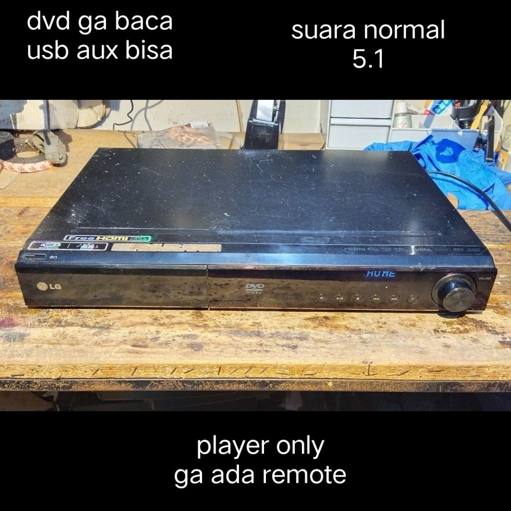 home theater lg.  player only ampli